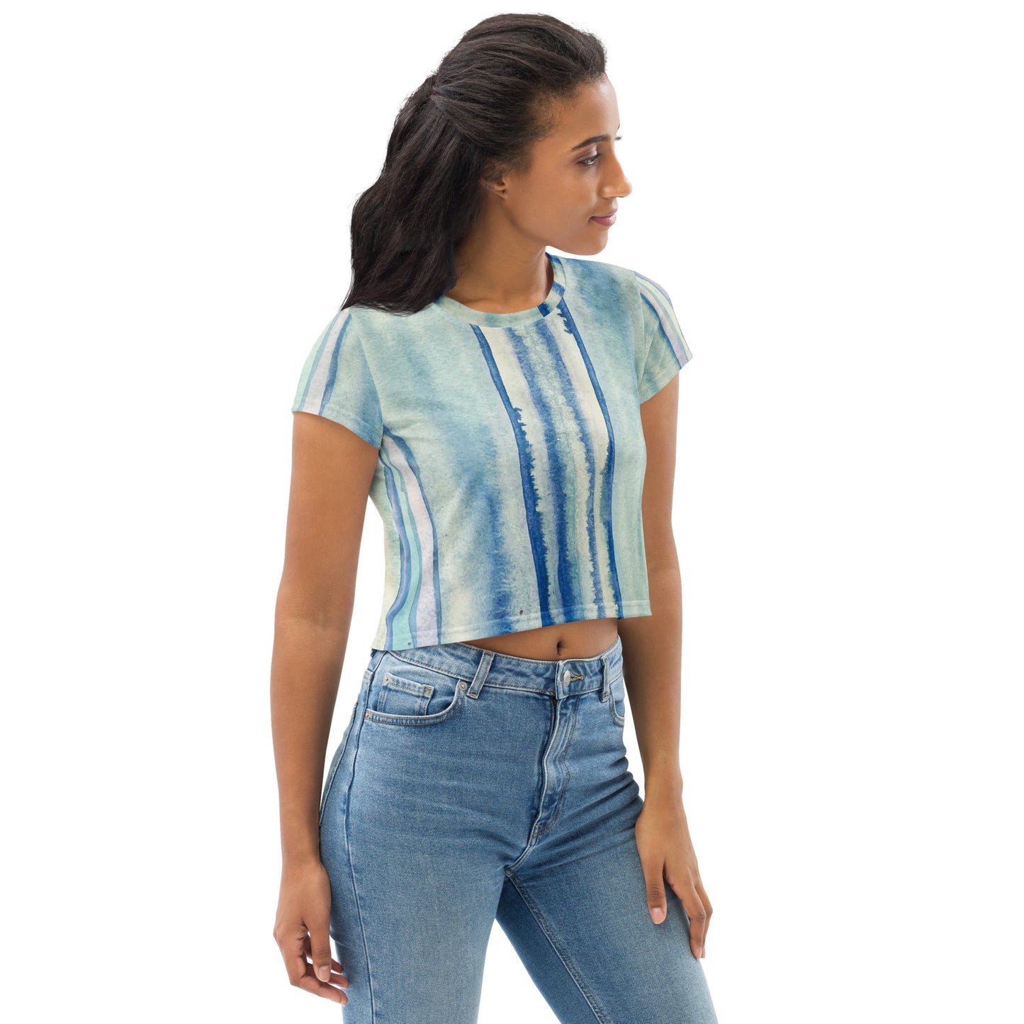 Climate Stripes Crop Top