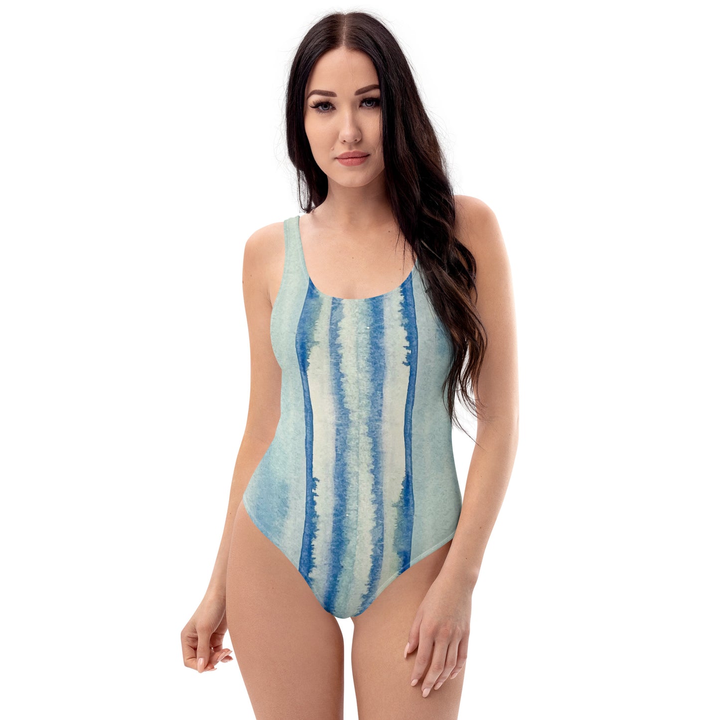 Climate Stripes One-Piece Swimsuit