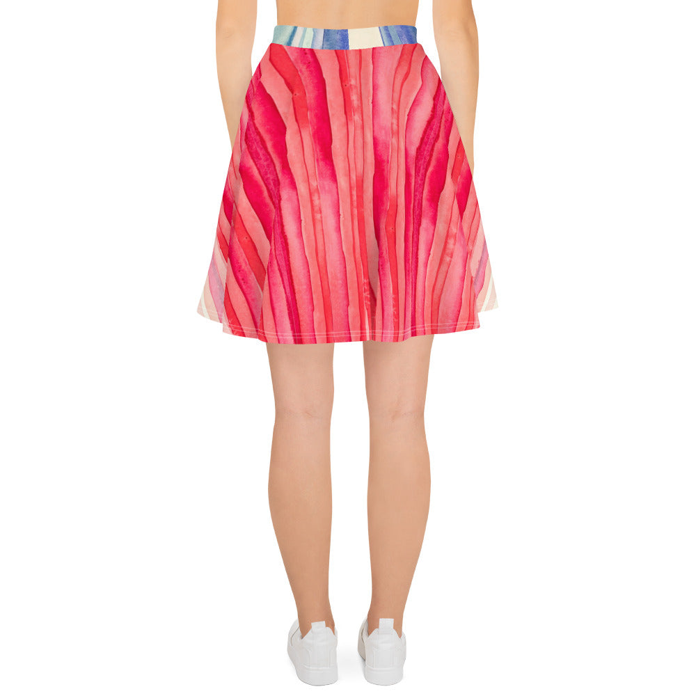 Climate Stripes Skater Skirt