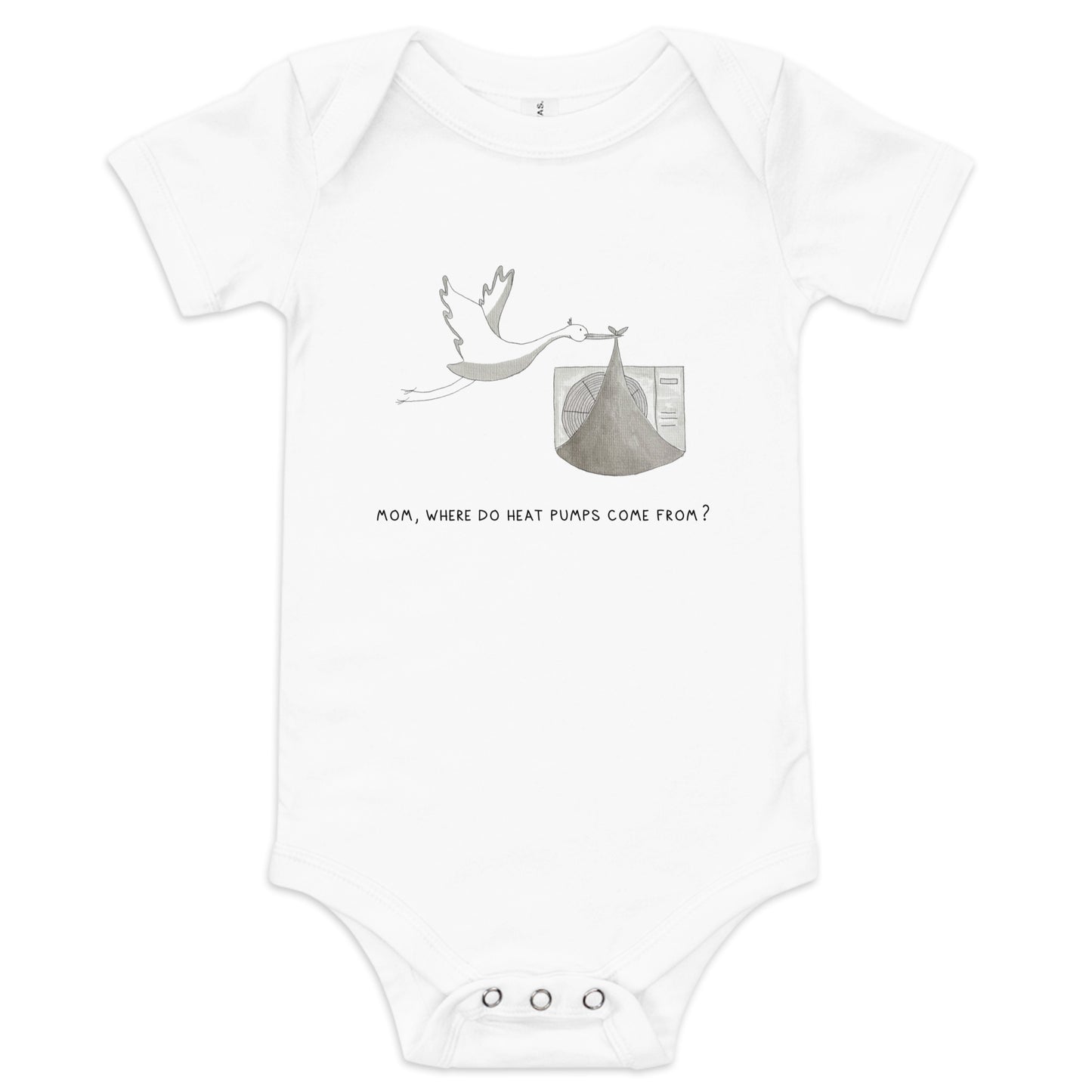 Congratulations, it's a heat pump! Baby Onesie
