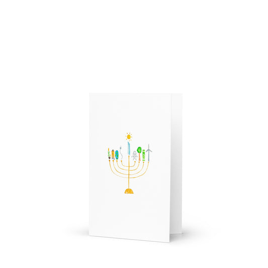 Menorah Greeting card