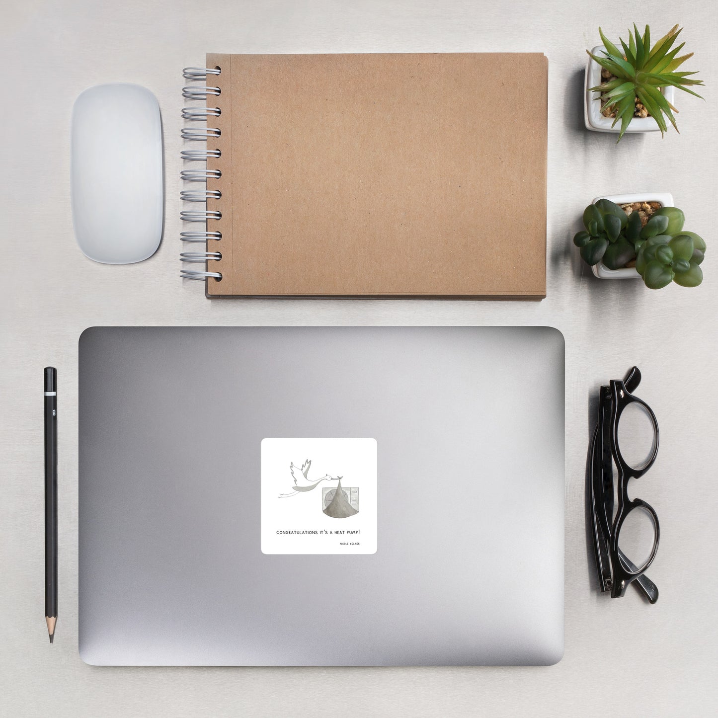 It's a heat pump! Stickers