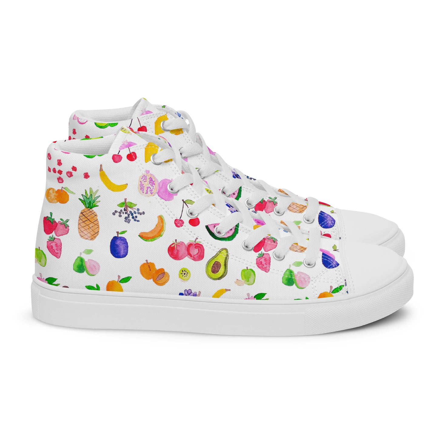 Men’s high top canvas fruit shoes