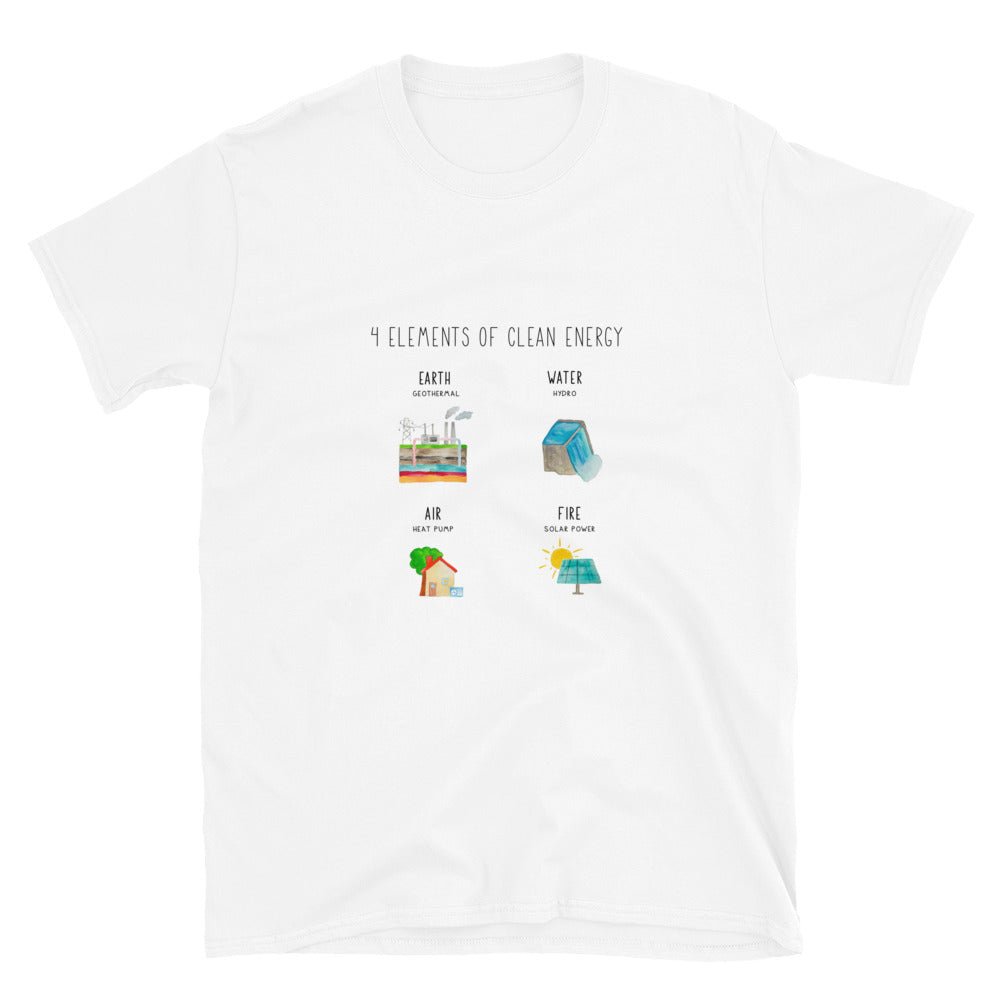 4 elements of clean energy Unisex T-Shirt