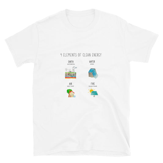 4 elements of clean energy Unisex T-Shirt