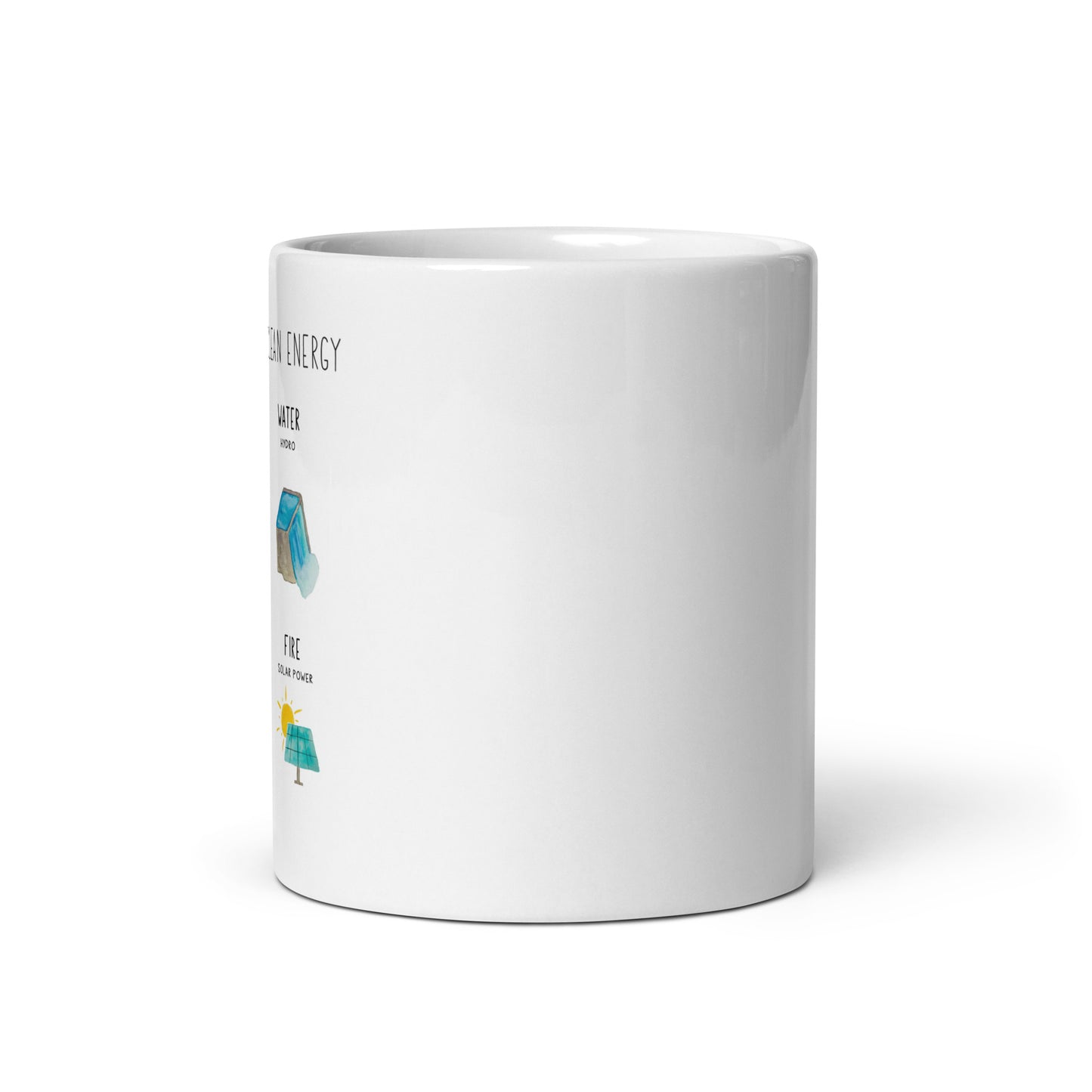 4 Elements of clean energy mug