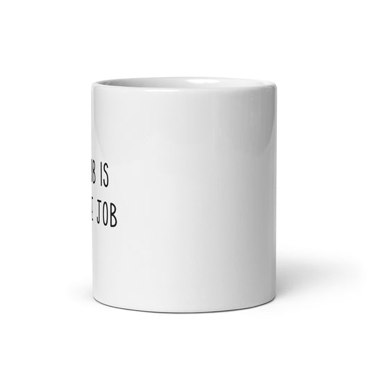 Every job is a climate job mug