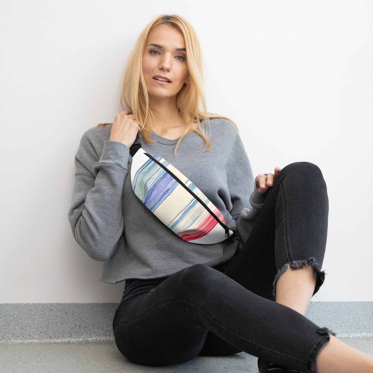 Warming Stripes Fanny Pack