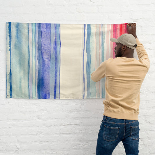 Climate Stripes Flag