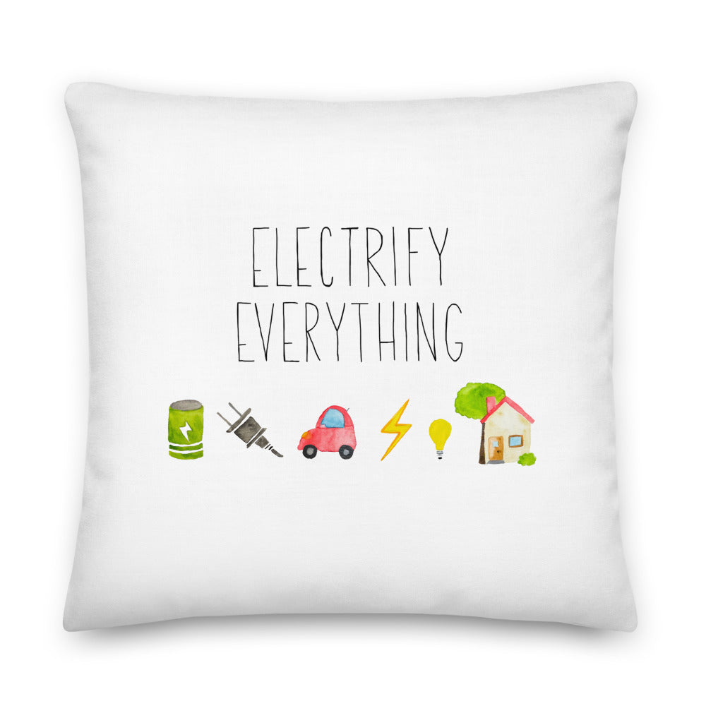 Electrify Everything Pillow