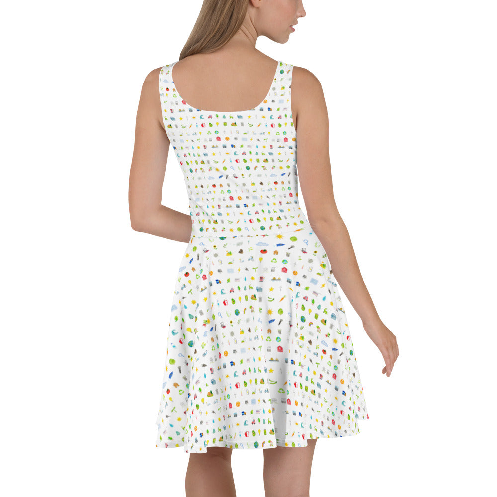 Climate Change Icons Dress