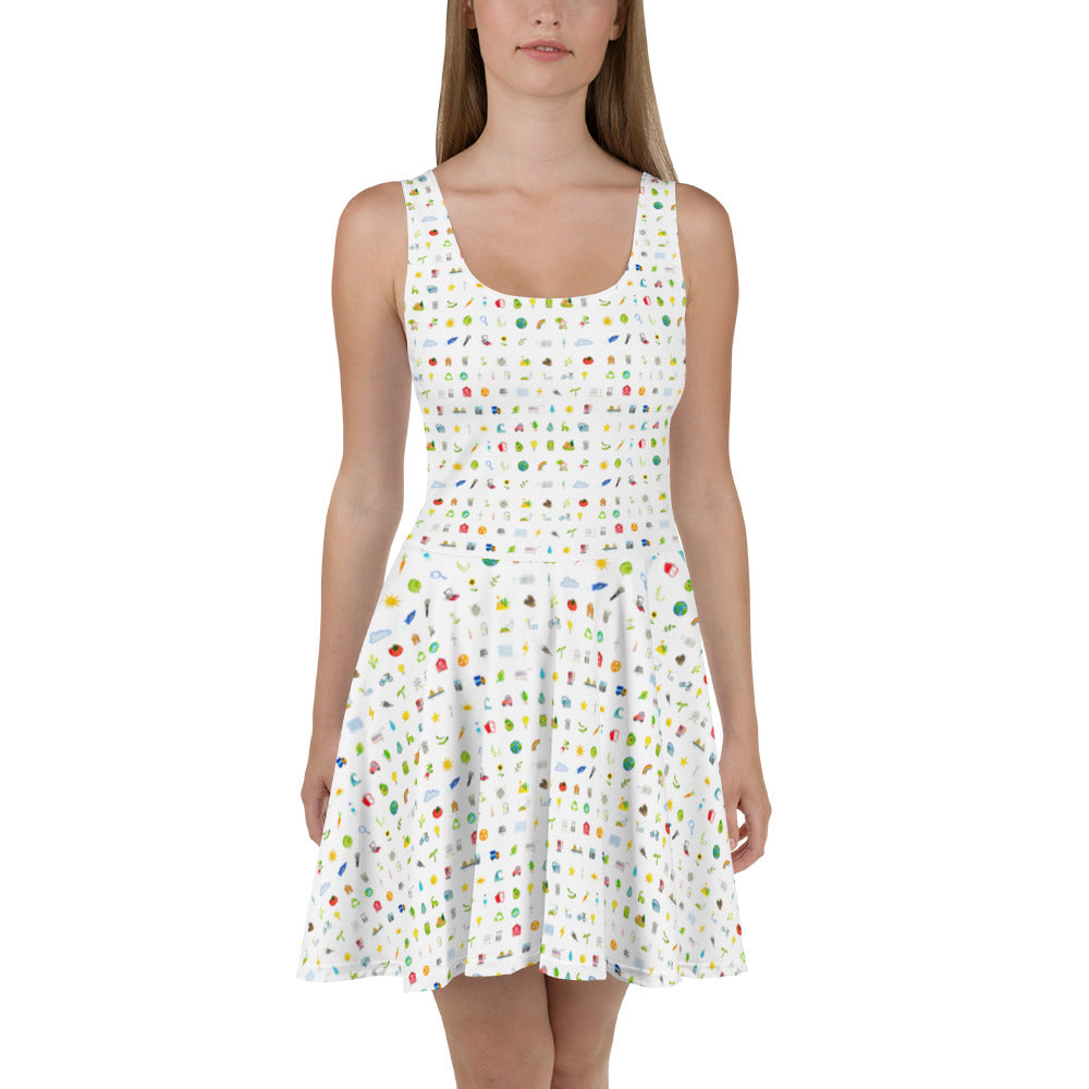 Climate Change Icons Dress