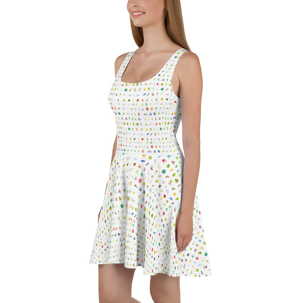 Climate Change Icons Dress