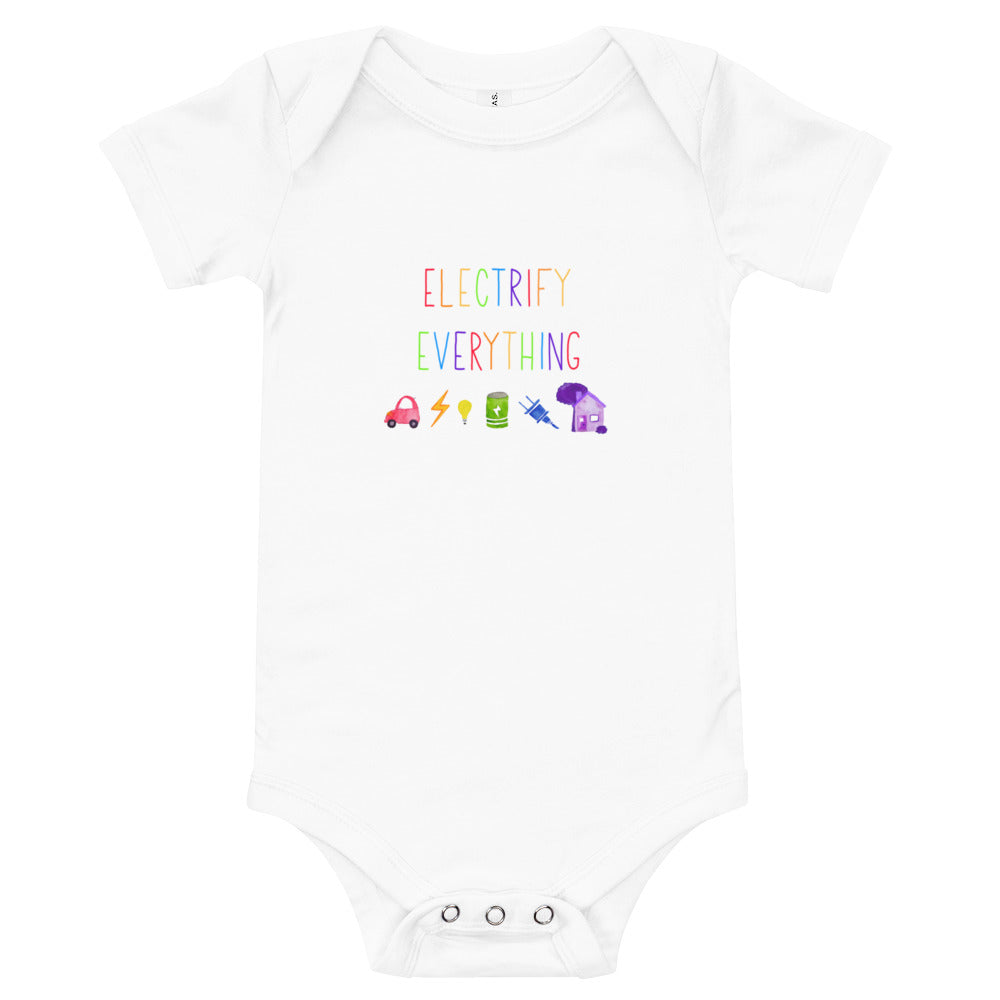 Electrify Everything Rainbow Onesie