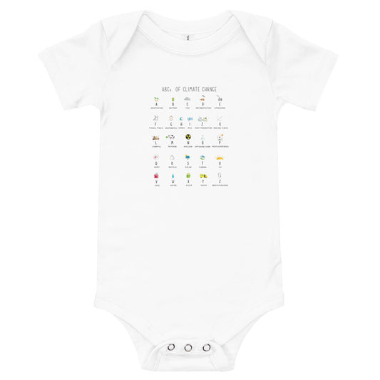 ABCs of Climate Baby Onesie