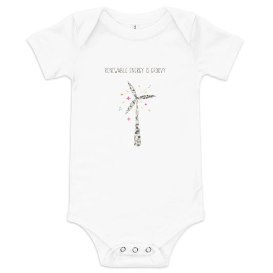 Renewable Energy is Groovy Baby Onesie