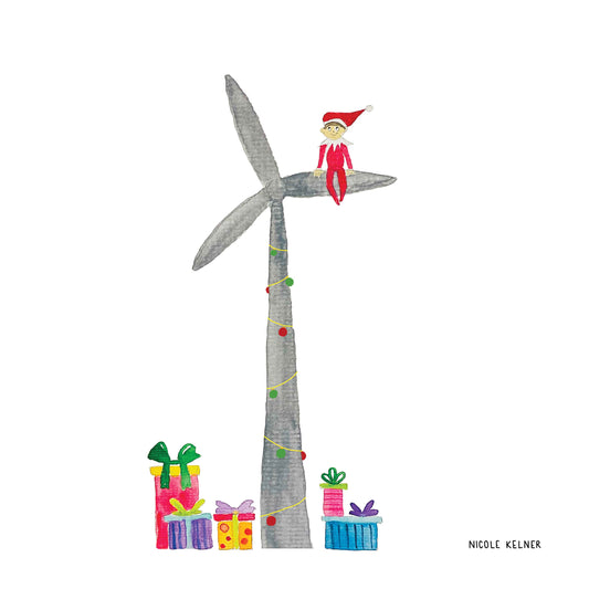 Elf Holiday Greeting card