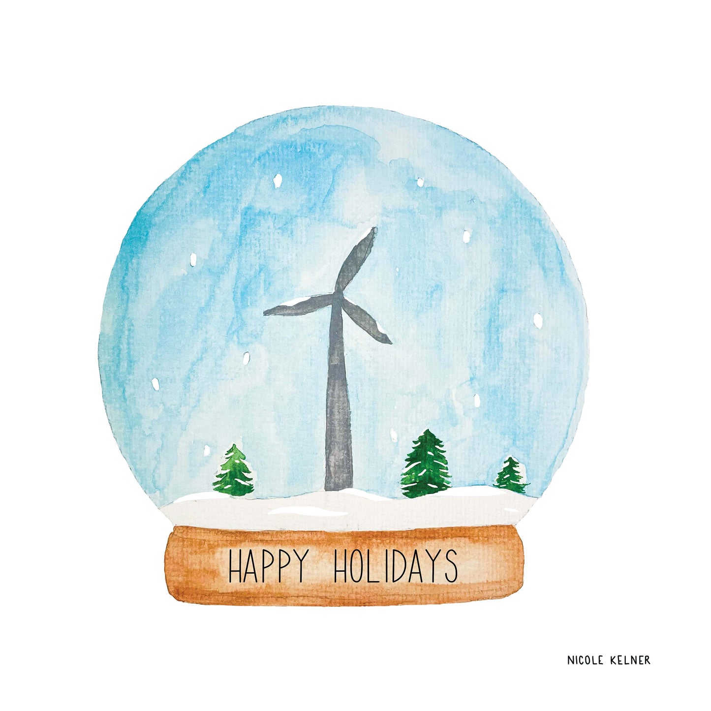 Happy Holidays Greeting card