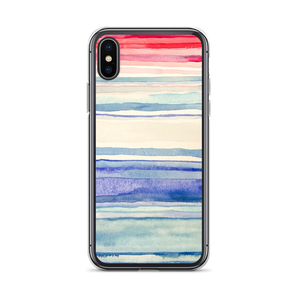 Climate Stripes iPhone Case