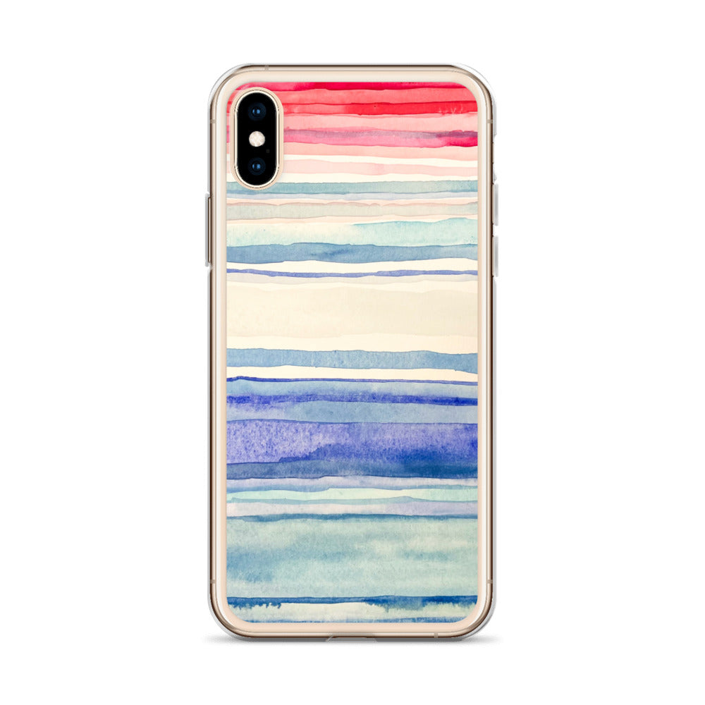 Climate Stripes iPhone Case