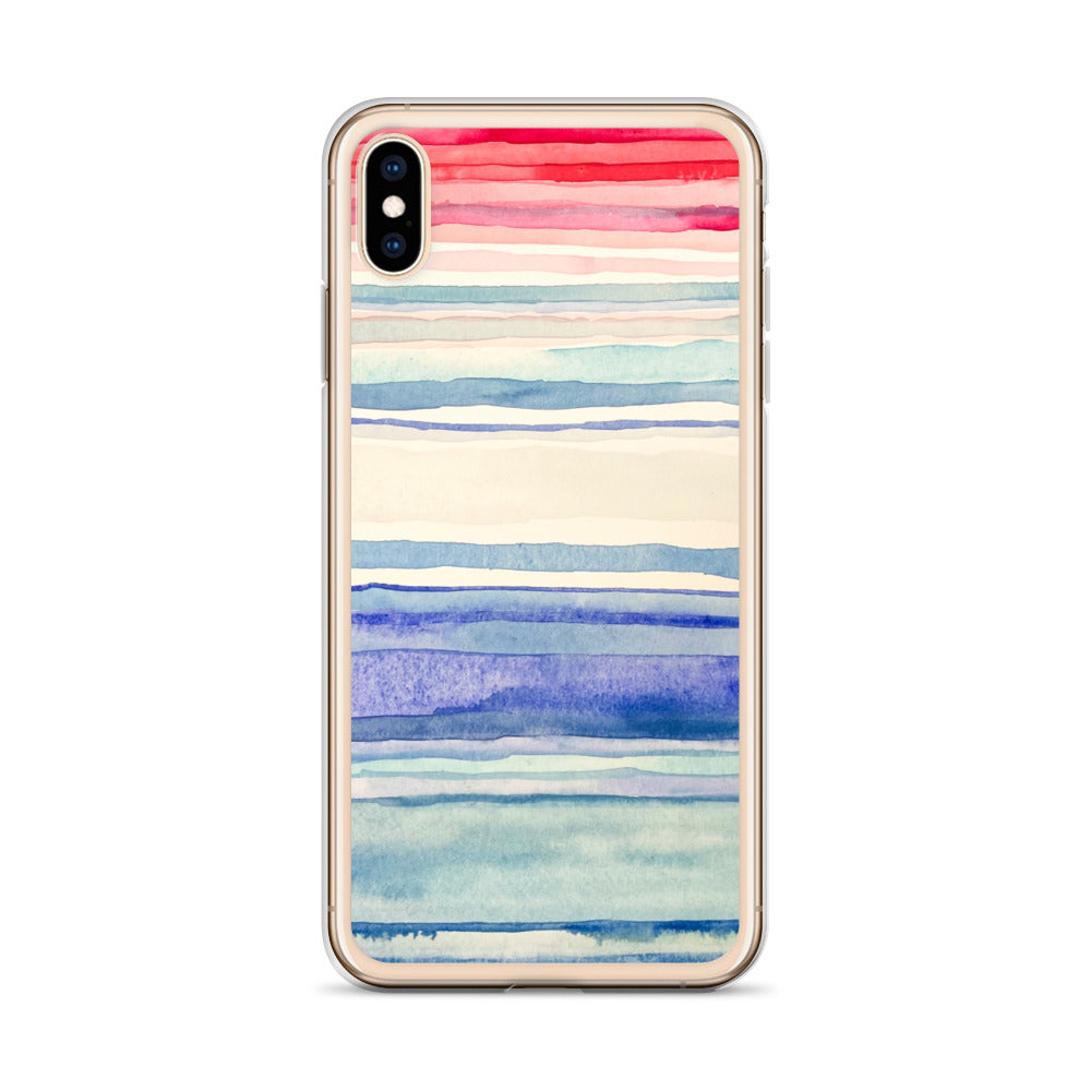 Climate Stripes iPhone Case