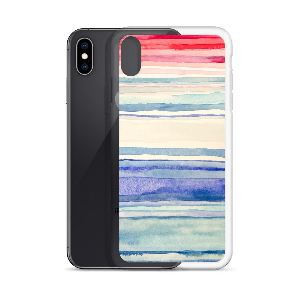 Climate Stripes iPhone Case