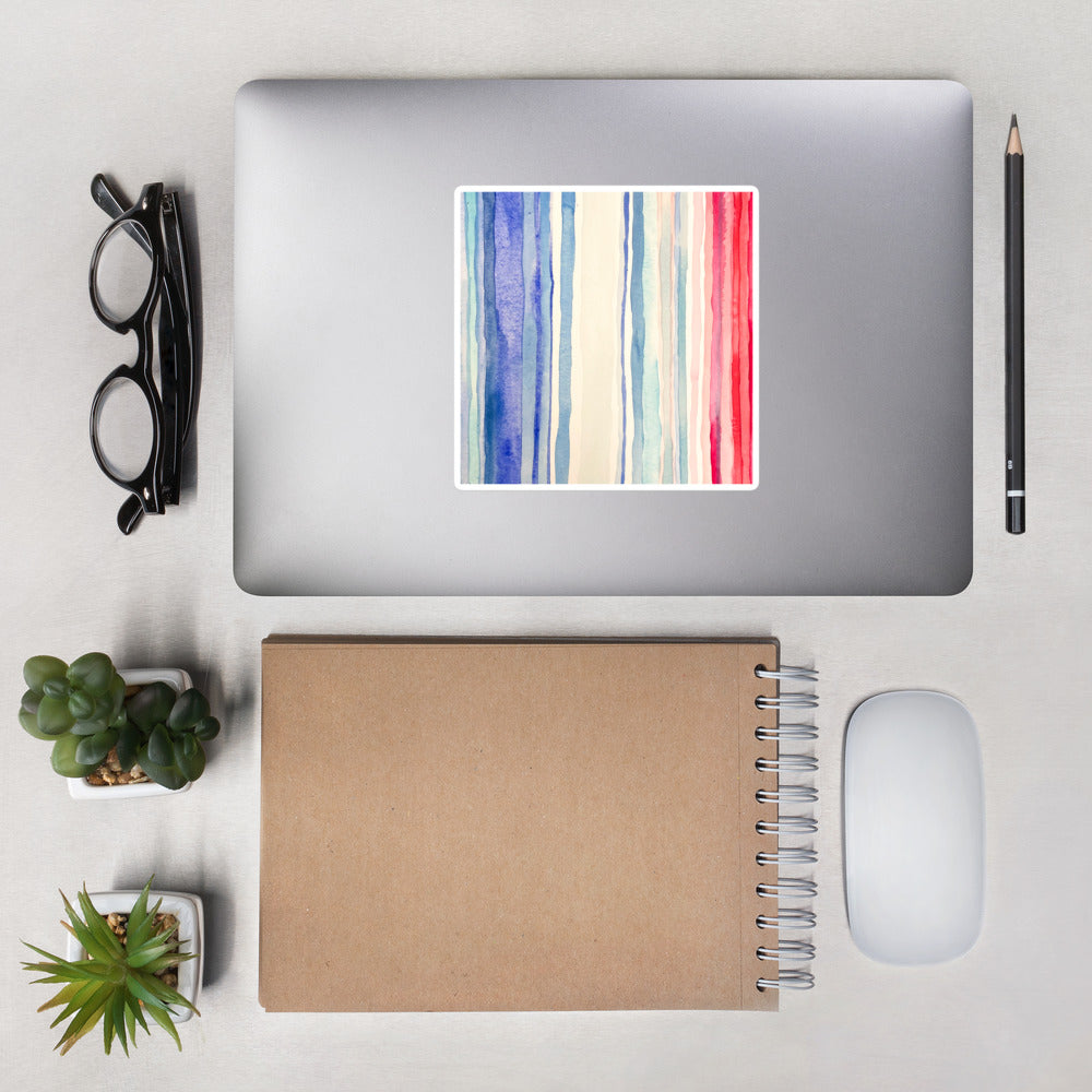 Climate Stripes stickers