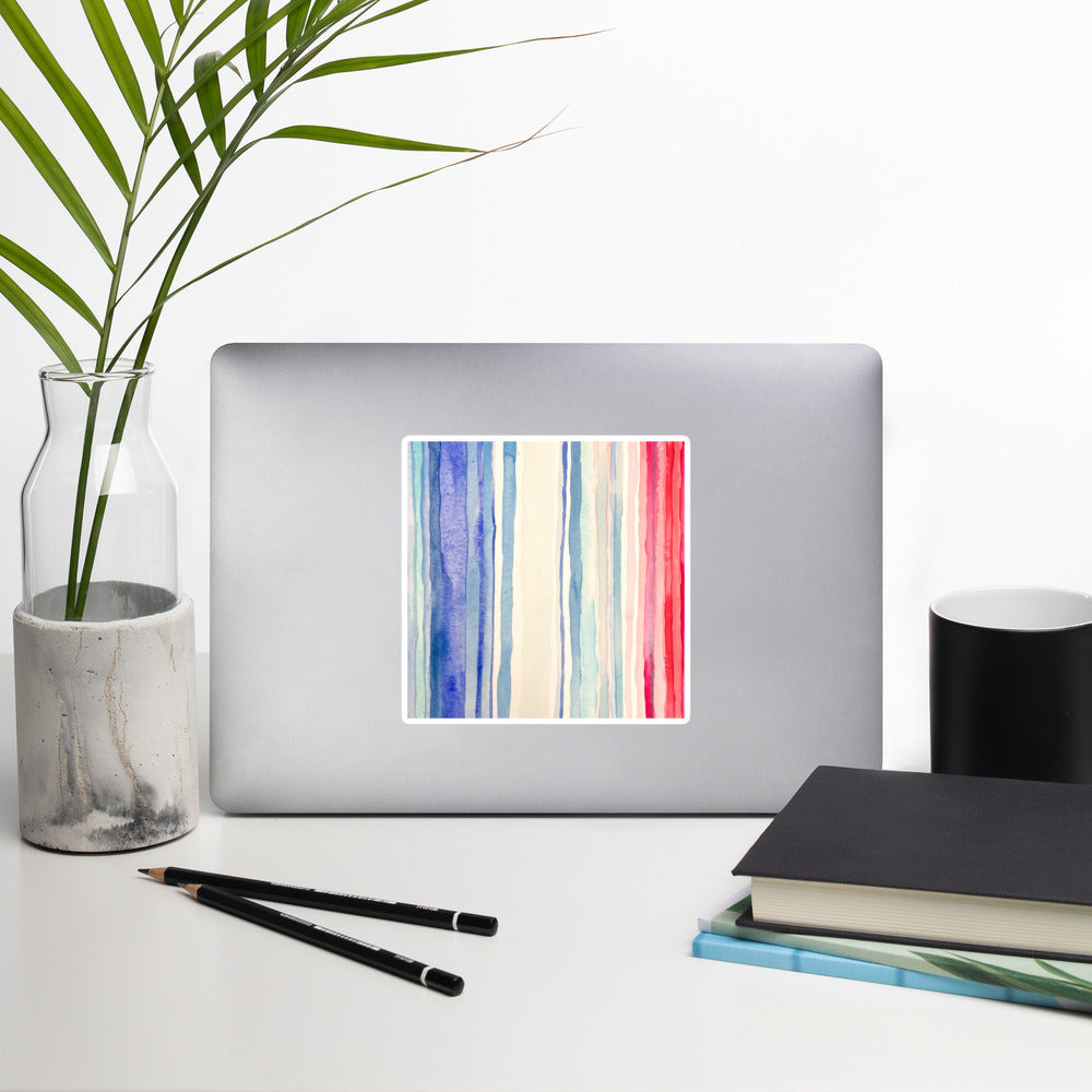 Climate Stripes stickers