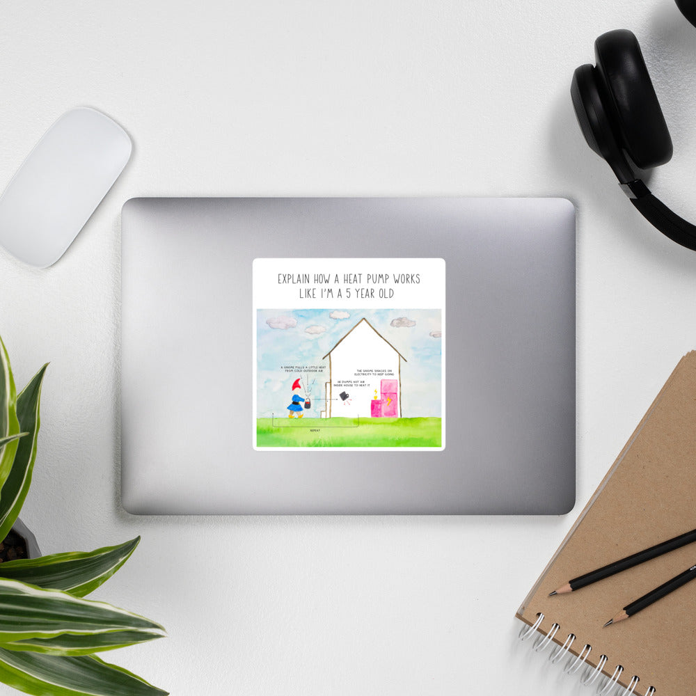 Heat Pump Gnomes Stickers