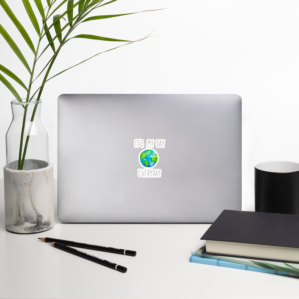 Earth- It's my day everday stickers