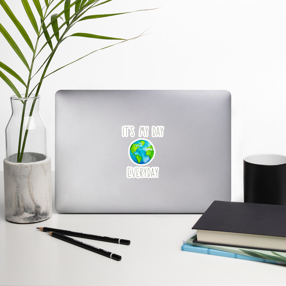 Earth- It's my day everday stickers