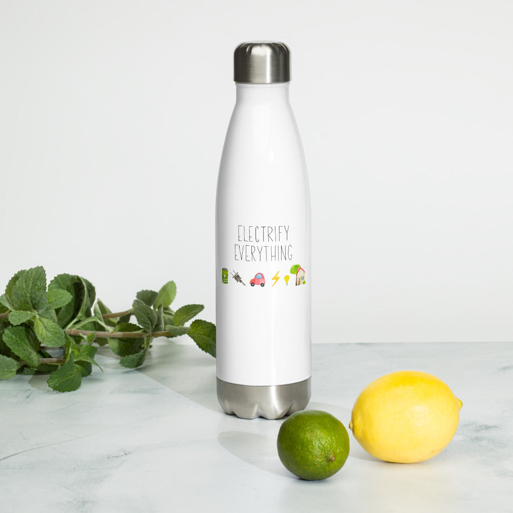 Electrify Everything Stainless Steel Water Bottle