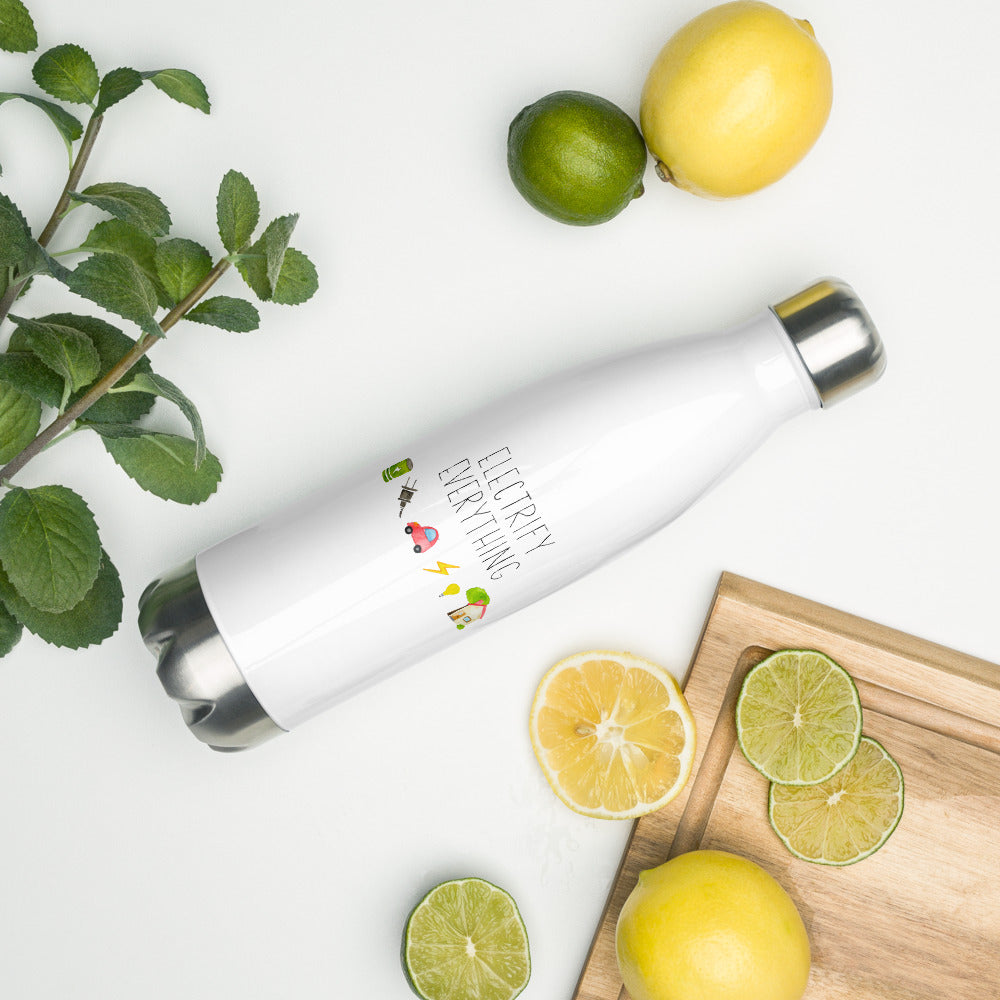 Electrify Everything Stainless Steel Water Bottle