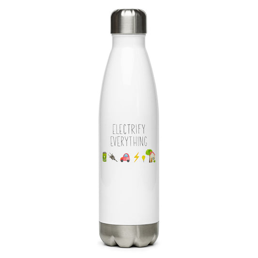 Electrify Everything Stainless Steel Water Bottle