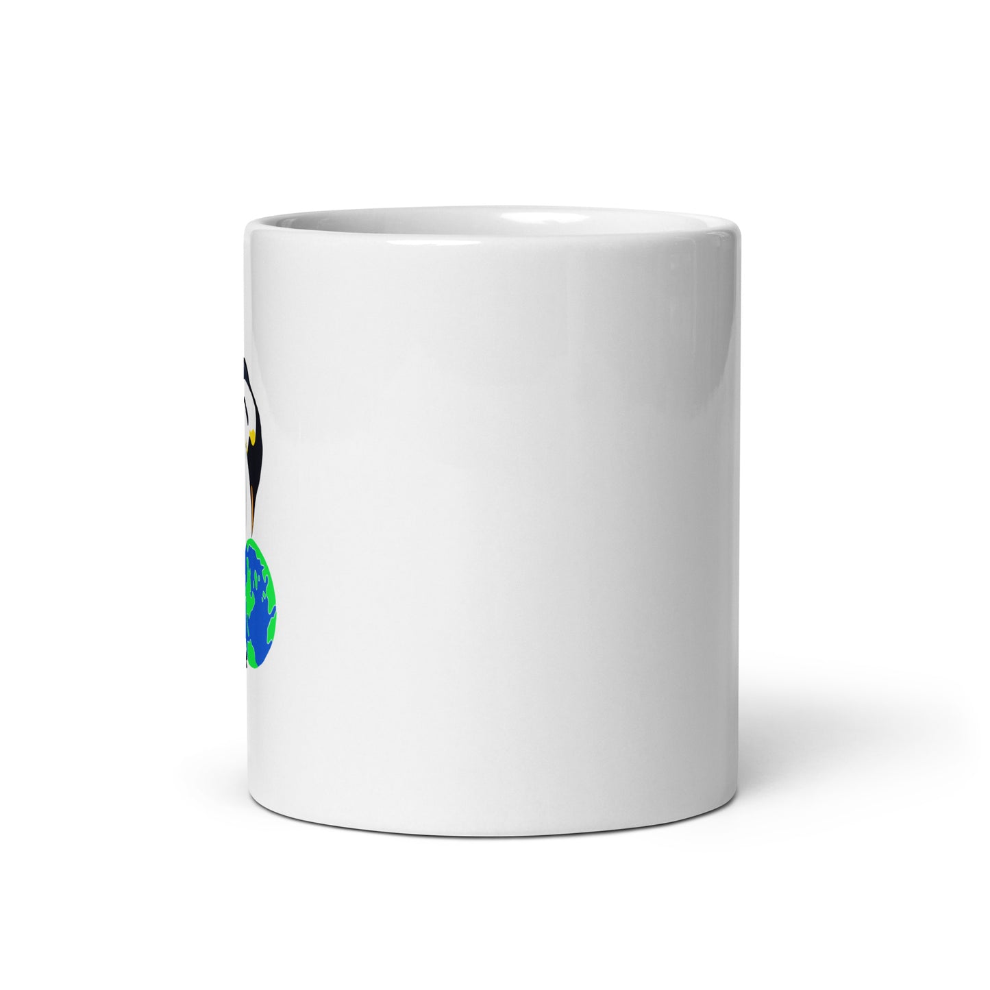 Earth Day White glossy mug
