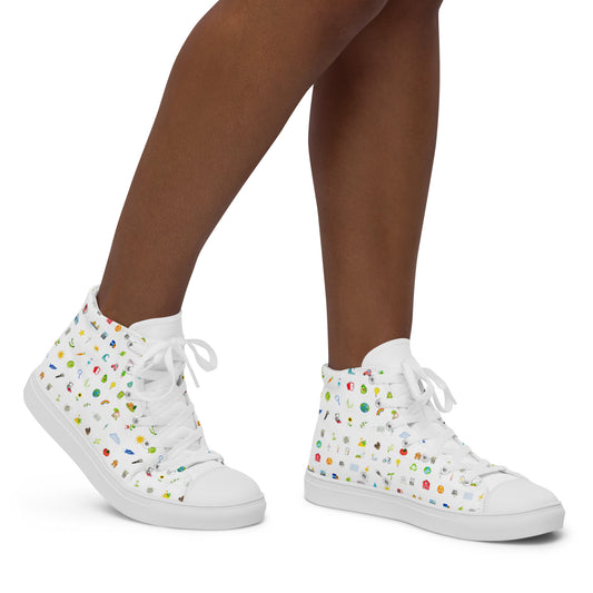 Women’s high top climate icon canvas shoes
