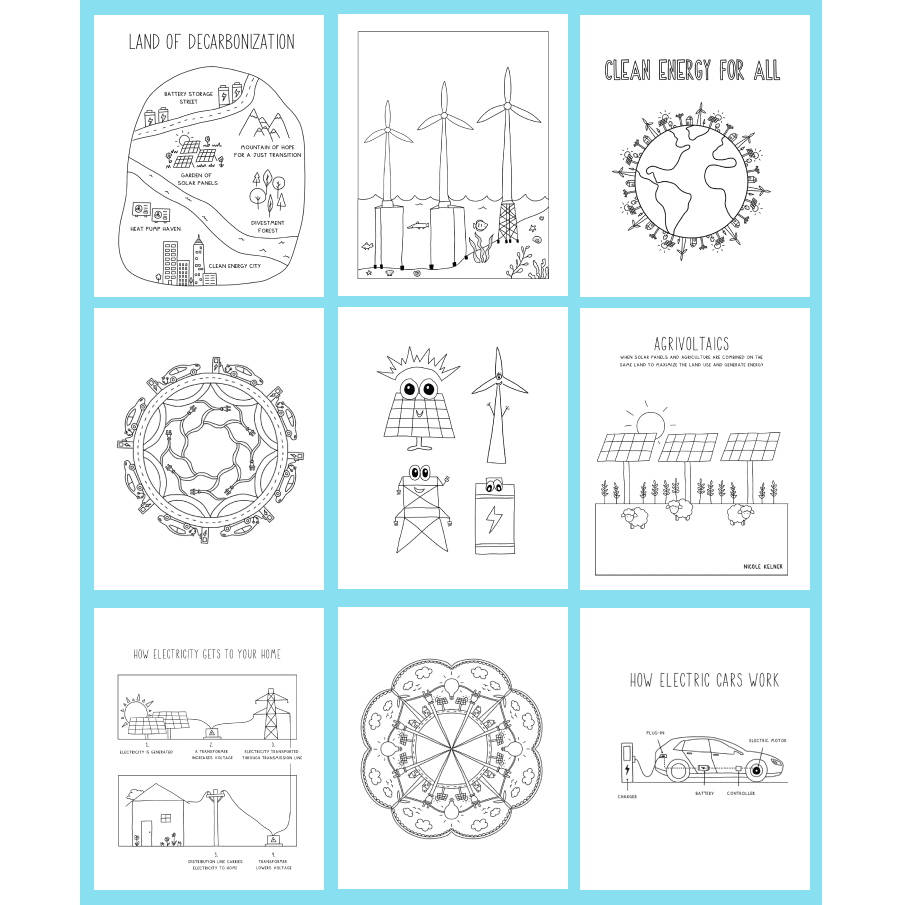 Electrify Everything Coloring Book- Digital Download