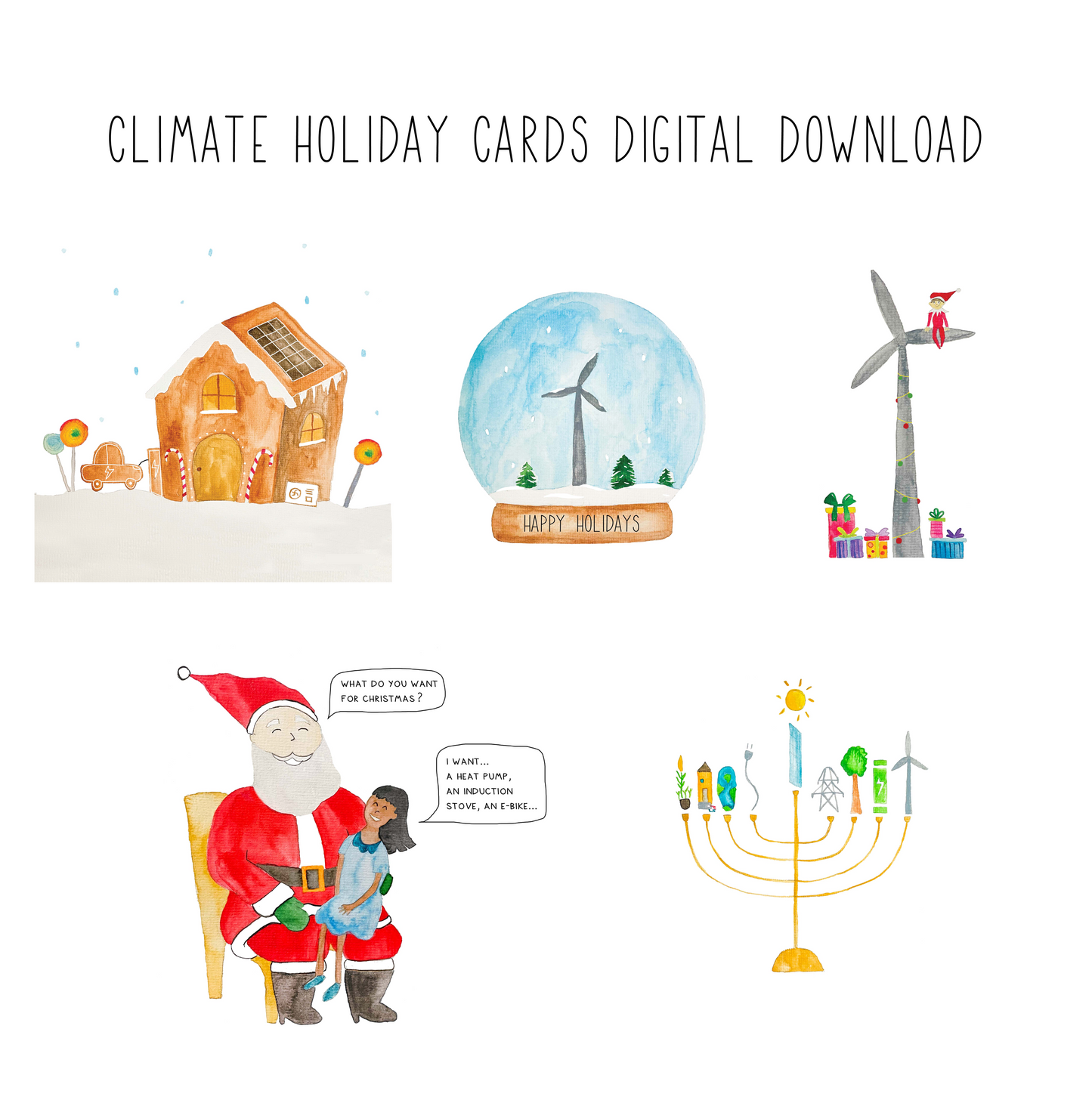 Climate Holiday Cards