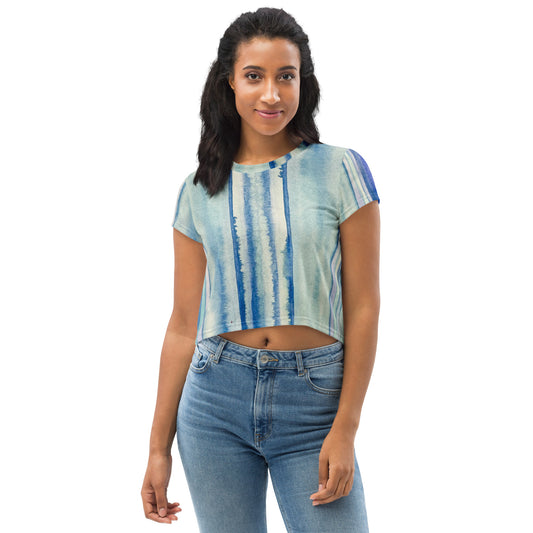 Climate Stripes Crop Top