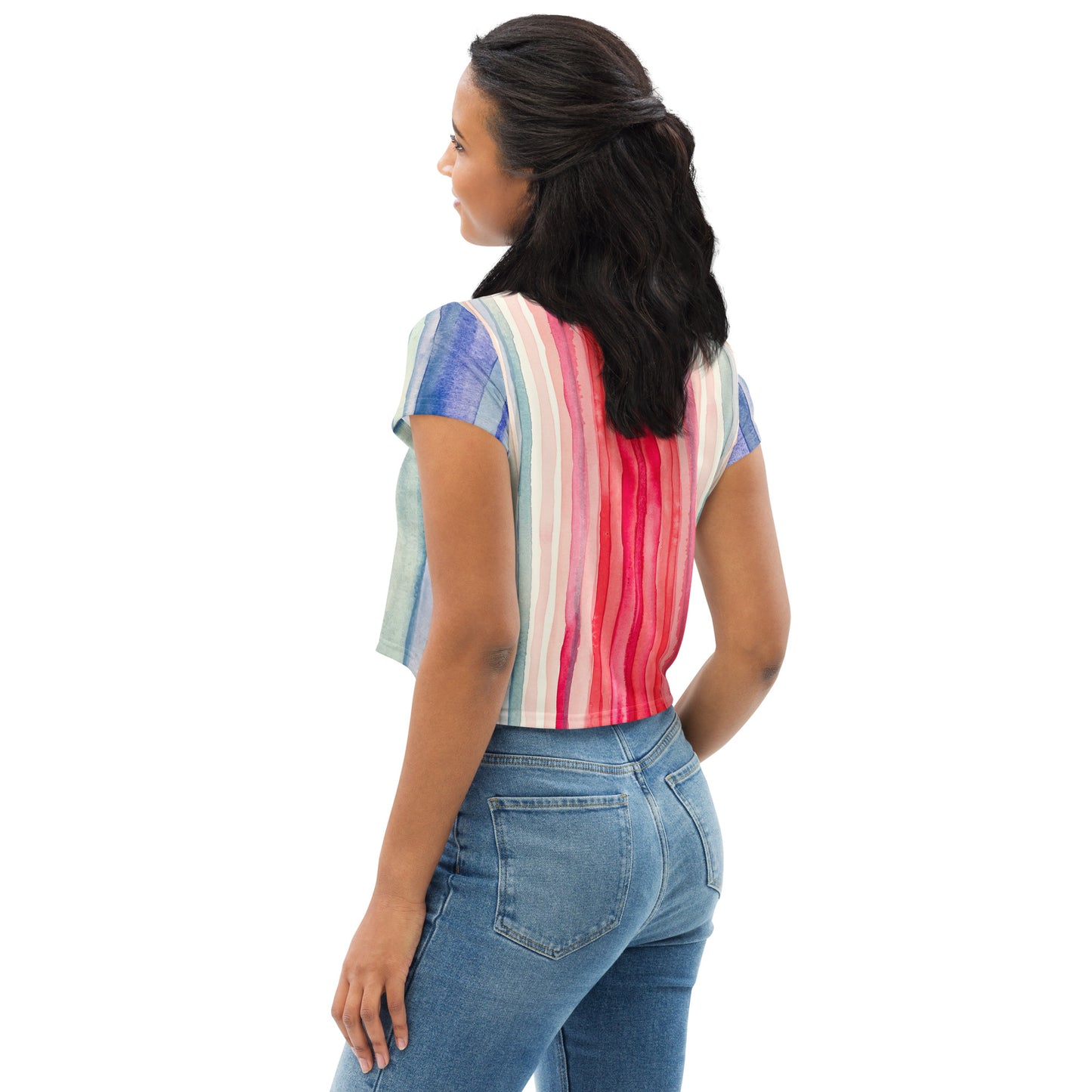 Climate Stripes Crop Top