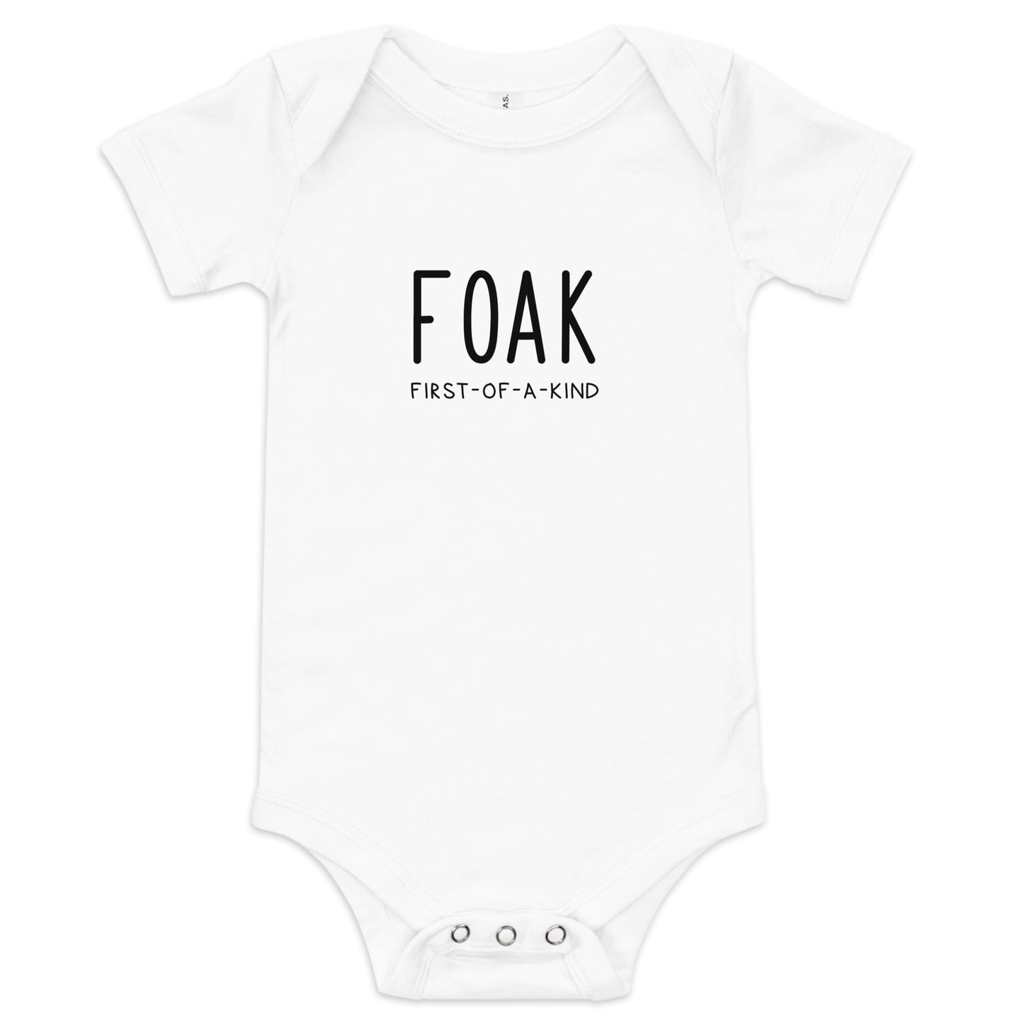 FOAK (First-of-a-Kind) Baby Onesie