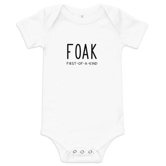 FOAK (First-of-a-Kind) Baby Onesie