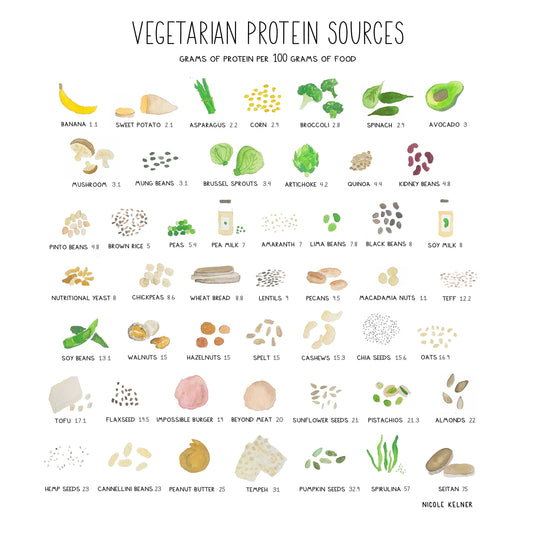 Vegetarian Protein Sources Short-Sleeve Unisex T-Shirt