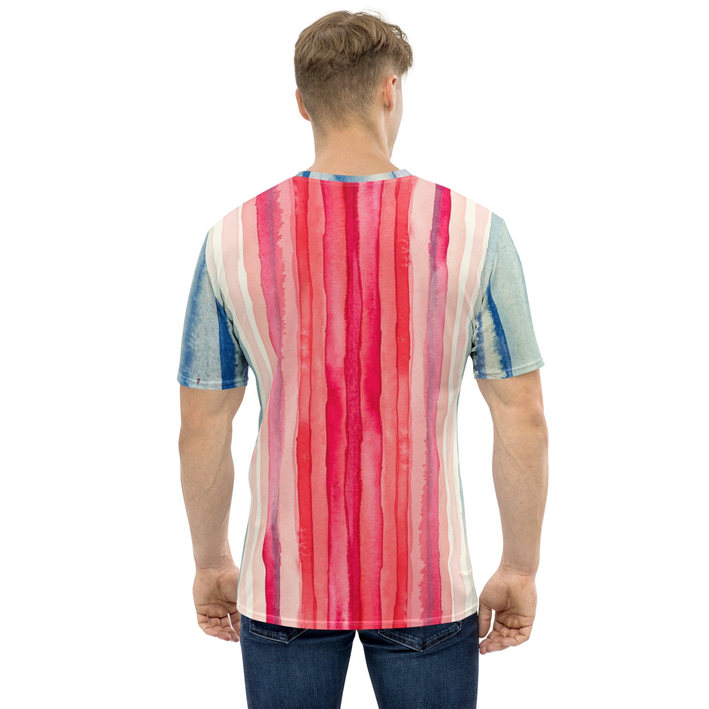 Men's Climate Stripes All over t-shirt