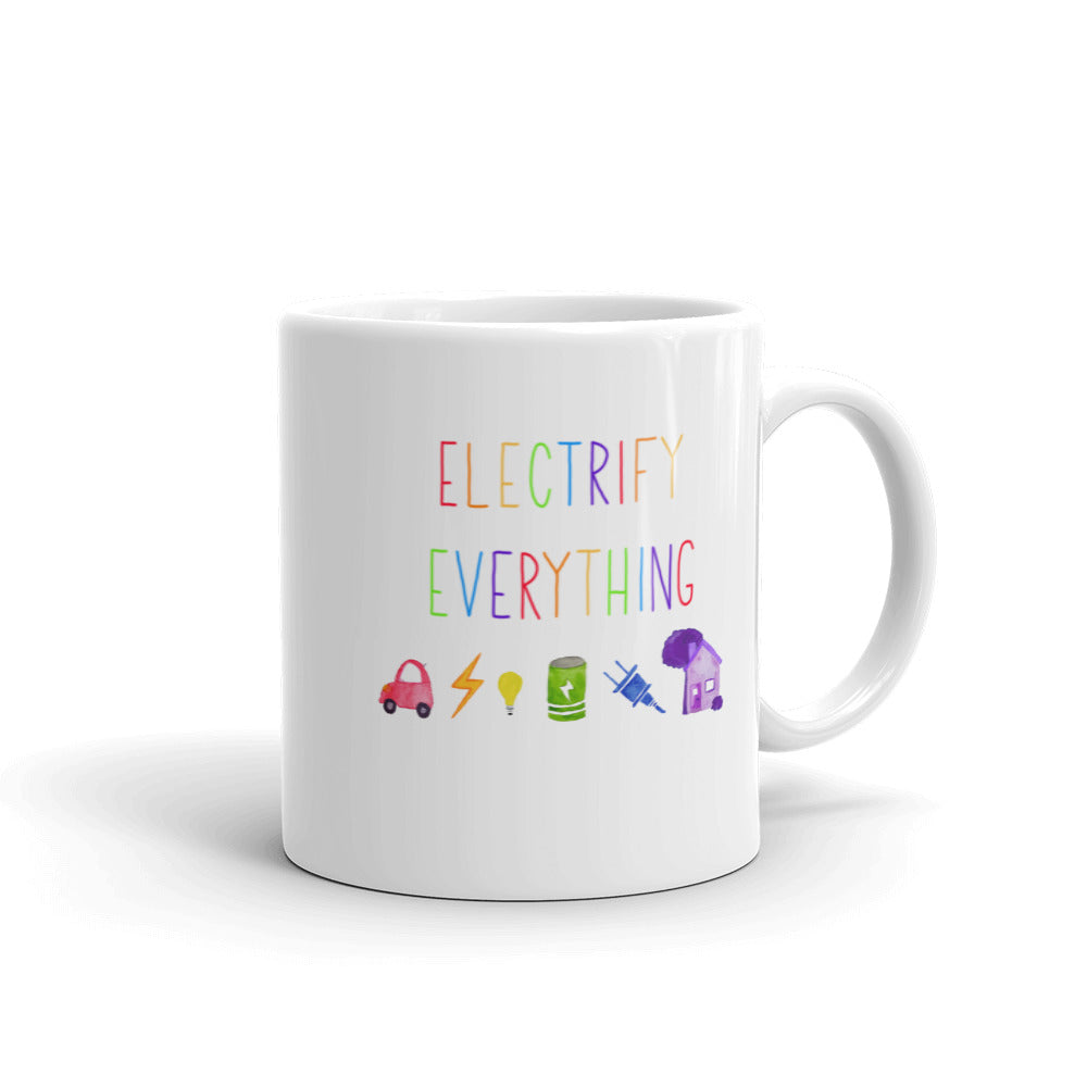 Electrify Everything Rainbow Mug